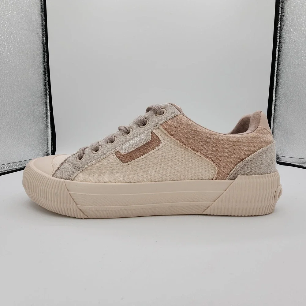 Rocket Dog‎ Sneakers Womens 9.5 M Natural Color Block Patchwork NEW without Box